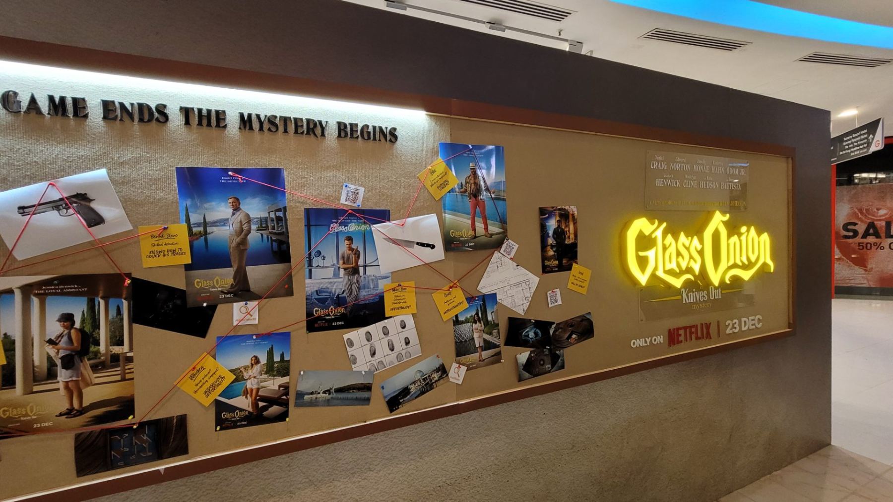 Glass Onion retail activation